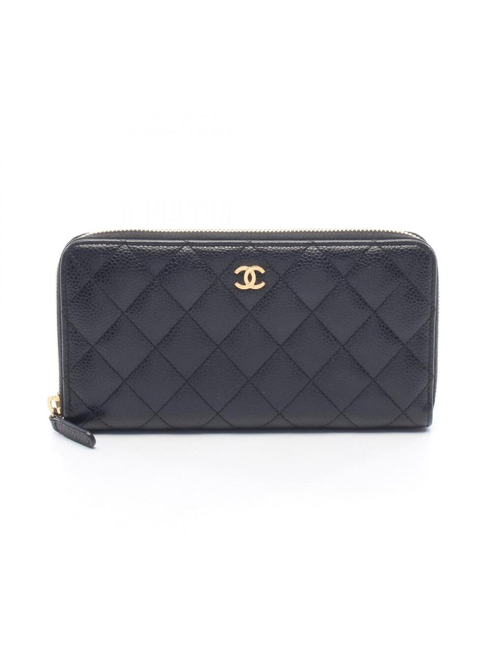 Chanel Matelasse Around Zip Long Wallet #345892C78B